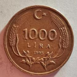 TÜRKİYE  1995   1000  LİRA  ÇAP 16,93 MM