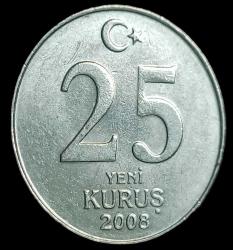 2008 25 Yeni Kuruş