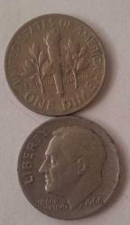 AMERİKA 1966 1 DİME