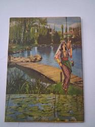 BAB-İŞ DEFTER SANAYİİ / Eski dönem, Çizgili DEFTER ( 30 Yaprak 60 Sayfa )  - 15.5/22 cm.  ( Seri :Milli Kıyafetlerimiz)