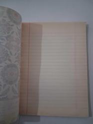 BAB-İŞ DEFTER SANAYİİ / Eski dönem, Çizgili DEFTER ( 38 Yaprak 76 Sayfa )  - 15.5/22 cm.  ( Seri :Türk Çini Motifleri )