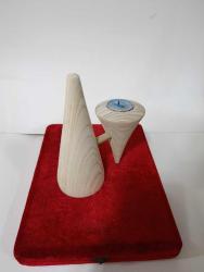 HAM AĞAÇTAN EL YAPIMI TASARIM MUMLUK