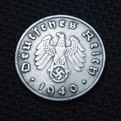 Nazi Almanya 10 Pfennig 1940 D