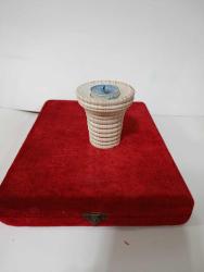 HAM AĞAÇTAN EL YAPIMI TASARIM TEKLİ MUMLUK