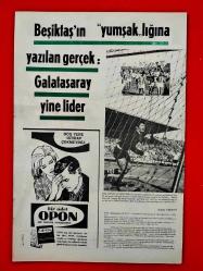 Galatasaray, Ayhan Elmastaşoğlu, Beşiktaş - 13 Mayıs 1969 - Sayı: 140 - Fotospor Dergisi Kapağı