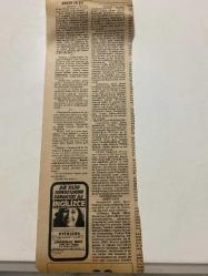 TERCÜMAN GAZETESİ KUPÜRÜ 35 x 11 cm ebatında Tek Yaprak 1980LER - TARİHTEN BUGÜNE İLHAN BARDAKÇI KÖŞE YAZISI-ASKER SÖZÜ-Kenan Evren-LİMASOLLU NACİ-TARİH'ten BUGÜN'e-İLHAN BARDAKCI-HEM KEL, HEM FODUL...-BİR MUKAYESE GEREKLİ-Pearl Harbour-Roosevelt-Hitler-Kayzer-Sultan Reşad-BİR YILDA KONUŞTURMA GARANTİSİ İLE İNGİLİZCE