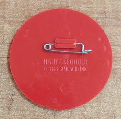 Almanya, Hameln Şehri Fareli Köyün Kavalcısı Temalı (Armalı) Festival Rozeti-Madalya. Kaliteli Sert Plastik PVC'den Yapılmıştır. 1970-1980'ler (48 cm) Nadir.