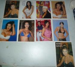 EBRU ŞALLI KARTPOSTAL LOTU TOPLAM 17 ÇEŞİT