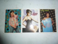 EBRU YAŞAR KARTPOSTAL LOTU TOPLAM 3 ÇEŞİT