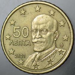 YUNANİSTAN 50 EURO CENT 2021 LEPTA.G