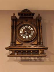 19. y.y Alman Ahşap Duvar Saati