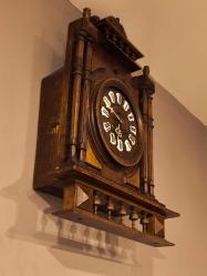 19. y.y Alman Ahşap Duvar Saati