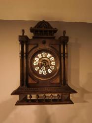 19. y.y Alman Ahşap Duvar Saati