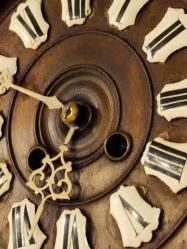 19. y.y Alman Ahşap Duvar Saati