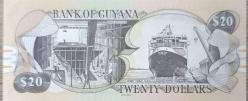 GUYANA - 20 DOLAR - ÇİL