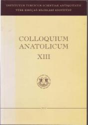 COLLOQUIUM ANATOLICUM XIII.