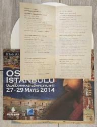 OSMANLI İSTANBULU ULUSLARARASI SEMPOZYUM II. DAVETİYE ve PROGRAM.