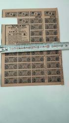 EKMEK KARNESİ.1946 YILI İSTANBUL BELEDİYESİ ÇOK ÇOK ENDER EKMEK KARTI 389