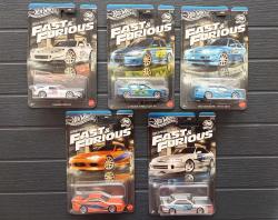 Hot Wheels Silver Series - F&f Graphic Remix 5 Li Set