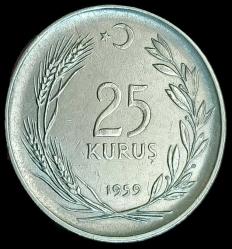 1959 25 Kuruş
