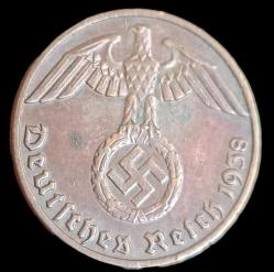 LOT.17 » Almanya 1938 Adolf Hitler Dönemi 1 Reichspfenig