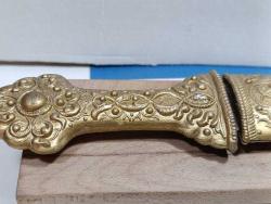 P73----DEKORLUK PĞİRİNÇ KINLI TÜRKİYE YAZILI HANÇER