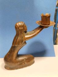 BAKIR SOVYETLER BİRLİĞİ DÖNEMİ KADIN FİGÜRLÜ MUMLUK