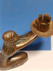 BAKIR SOVYETLER BİRLİĞİ DÖNEMİ KADIN FİGÜRLÜ MUMLUK