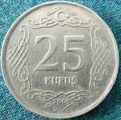 25 KURUŞ, 2009 ÇÇT