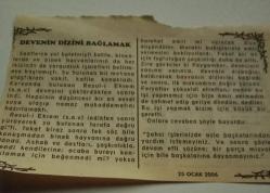 25 Ocak 2006-Orijinal Takvim Yaprağı-Doğum Günü-Söz,Nişan,Nikâh,Düğün ve Önemli Günler Hediyesi-Bizim Anadolu Takvimleri-Ayet-Hadis(Hz.Ali(r.a.))(Sırpsındığı Zaferi(1364))-Abdulkerim,Betül-Devenin Dizini Bağlamak