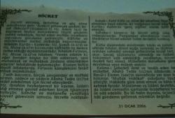 31 Ocak 2006-Orijinal Takvim Yaprağı-Doğum Günü-Söz,Nişan,Nikâh,Düğün ve Önemli Günler Hediyesi-Bizim Anadolu Takvimleri-Ayet-Hadis(Hz Ali(r.a.))(Osmanlı'da İlk matbaa kuruldu(1729)-Abdulmecid,Cemile-Hicret