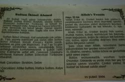 25 Şubat 2006-Orijinal Takvim Yaprağı-Doğum Günü-Söz,Nişan,Nikâh,Düğün ve Önemli Günler Hediyesi-Bizim Anadolu Takvimleri-Ayet-Hadis(Zilzal Suresi,7-8)(Malcom X ABD'de şehid edildi(1965))-Asım,Hediye-Sultan İkinci Ahmed-Allah'ı Tenzih
