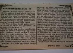 27 Şubat 2006-Orijinal Takvim Yaprağı-Doğum Günü-Söz,Nişan,Nikâh,Düğün ve Önemli Günler Hediyesi-Bizim Anadolu Takvimleri-Ayet-Hadis(Şura:30)(Halife Abdulmecid'in Cuma selamlığına çıkması yasaklandı.(1924))-Ömer-Hafsa-Vermeyince Ma'bud-II