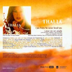 THALIA - YOU KNOW HE NEVER LOVED YOU MAXI SINGLE 2005 CD