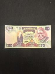 Zambia 50 Kwacha 1986-1988
