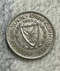 LOT.17 » 1963 Kıbrıs 25 mils madeni para ÇÇT