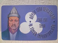 TELEFON KARTI BÜYÜK TÜRK DEVLETLERİ BÜYÜK TİMUR İMPARATORLUĞU 1368-1501 AĞUSTOS 2001 KOLEKSİYONLUK TÜRK TELEKOM 50 KONTÜR İÇİNDE KONTÜR YOKTUR HALİYLE ADET FİYATIDIR