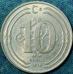 10 KURUŞ, 2018 ÇÇT+