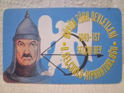 TELEFON KARTI BÜYÜK TÜRK DEVLETLERİ BÜYÜK SELÇUKLU İMPARATORLUĞU 1040-1157 EYLÜL 2001 KOLEKSİYONLUK TÜRK TELEKOM 50 KONTÜR İÇİNDE KONTÜR YOKTUR HALİYLE ADET FİYATIDIR