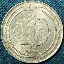 10 KURUŞ, 2019 ÇÇT+