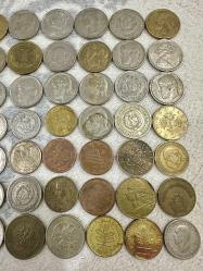 Eski Kolleksiyonluk Avrupa ülkeleri karışık 50 adet madeni paralar ÇT