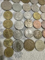 Eski Kolleksiyonluk Avrupa ülkeleri karışık 50 adet madeni paralar ÇT