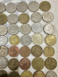 Eski Kolleksiyonluk Avrupa ülkeleri karışık 50 adet madeni paralar ÇT