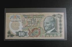 6. EMİSYON NADİR A SERİSİ 100 LİRA ÇİL ALTI KONDİSYONDA