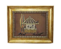 OSMANLI DÖNEMİ EL İŞLEME DUVAR PANOSU