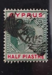 LOT.75 » İngiliz Yönetimindeki Kıbrıs 1903 - Kral Edward- damgalı