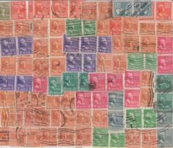 Amerika ABD Başkan Portreli Pullar 95 Adet 1940-1960