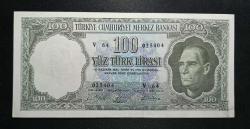 5.EMİSYON 5.TERTİP 100 LİRA  HARIKA KABARTMALAR VAR CCT KULAKTA KÜÇÜK BİR DOLGU VAR