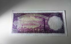 5. Emisyon 1000 lira mor binlik nadir