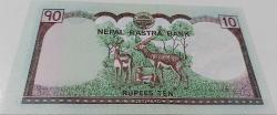 2012 NEPAL 10 RUPİ ORİJİNAL KAĞIT PARASI ÇİL 3y 45yy84 ÇOK NADİRDİR